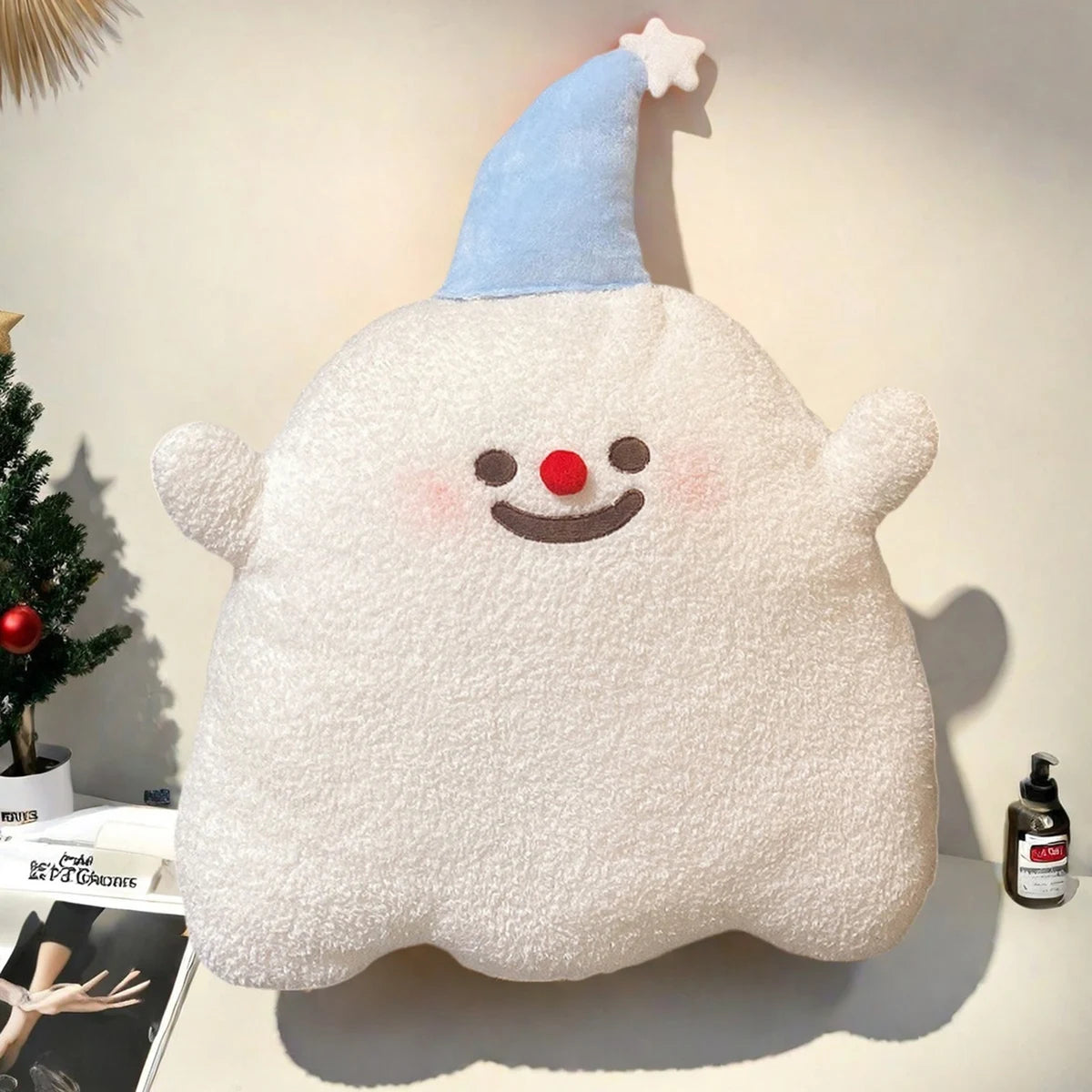 Adorable Plush Pumpkin Pillow Stuffed Animal Toy Soft Thanksgiving Plushie for Children and Adults Halloween Decoration