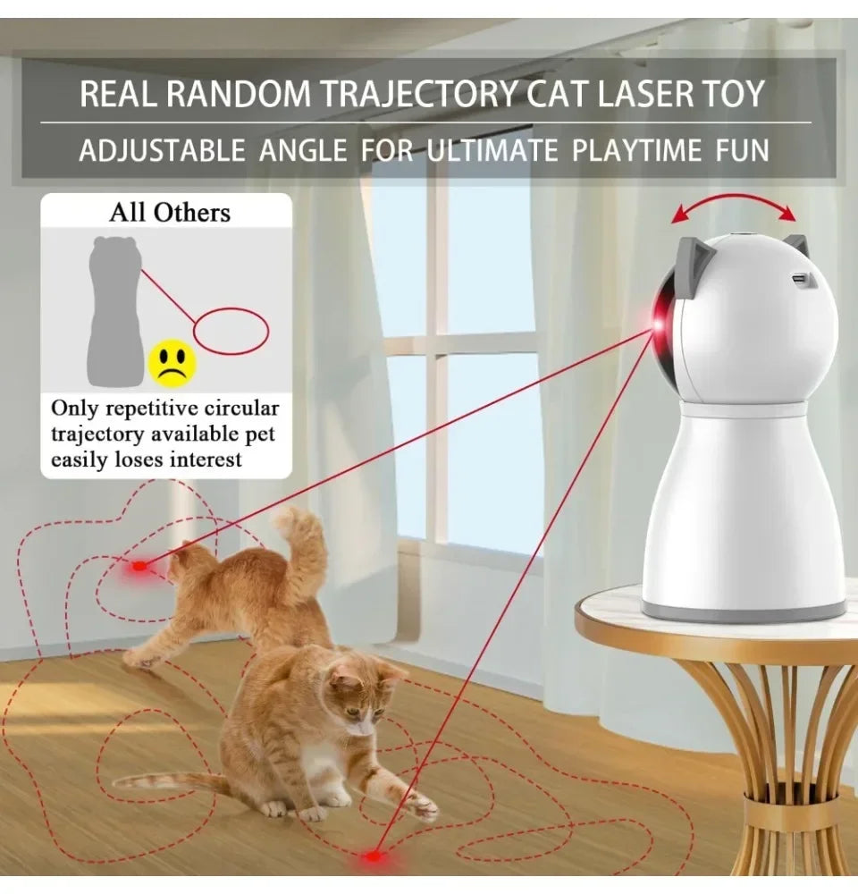 4th Gen Random Trajectory Cat Laser Toy Motion Activated