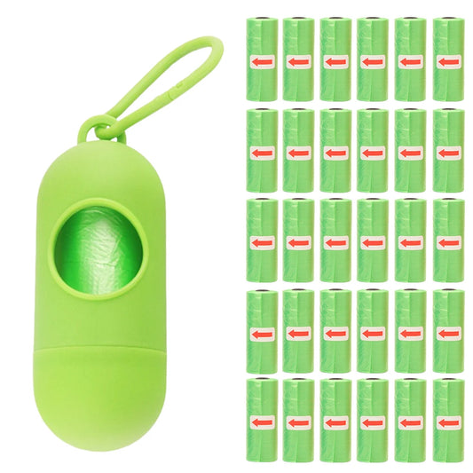 Biodegradable Dog Poop Bags With Dispenser For Pets