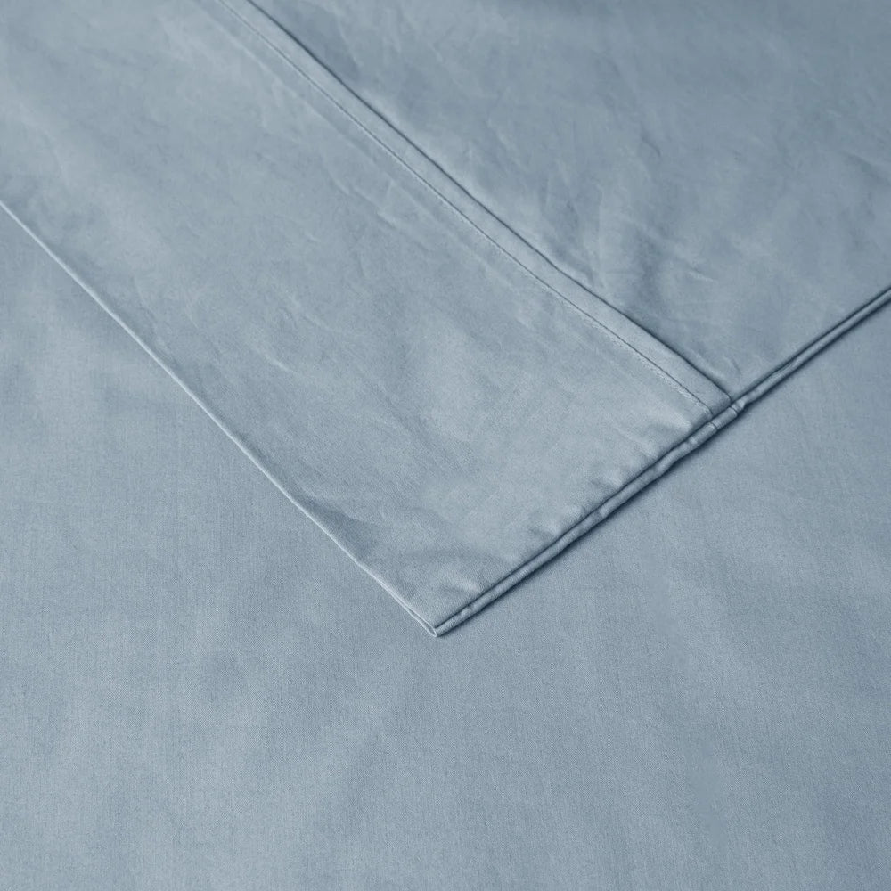 Thread Count Cotton Percale Sheet Set 4pc King Hypoallergenic