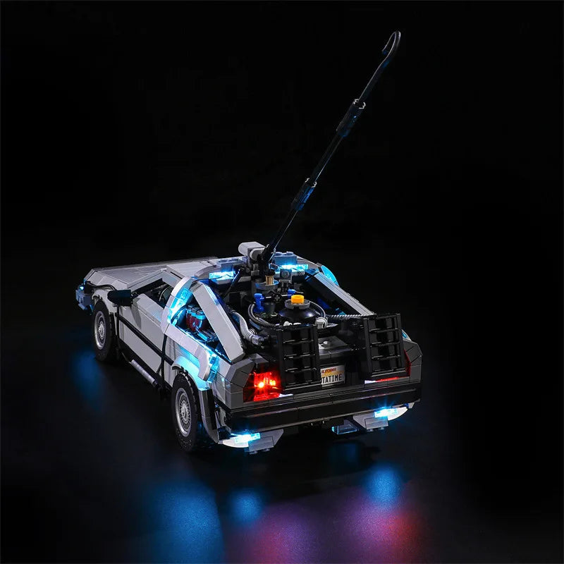 LED Lighting Kit For LEGO 10300 DeLorean Time Machine
