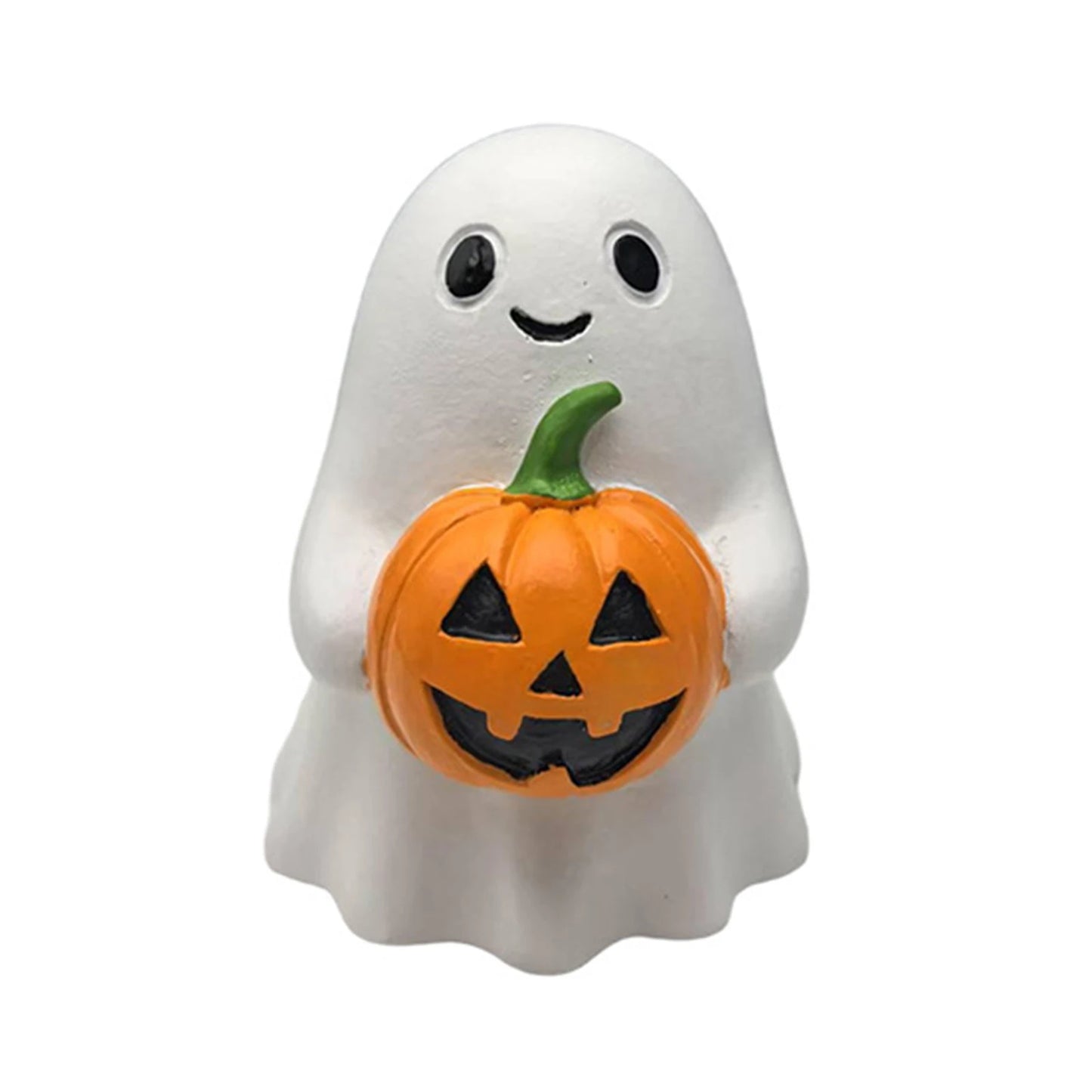 Spooky Halloween Resin Figurines Witch Cat Pumpkin Ghost
