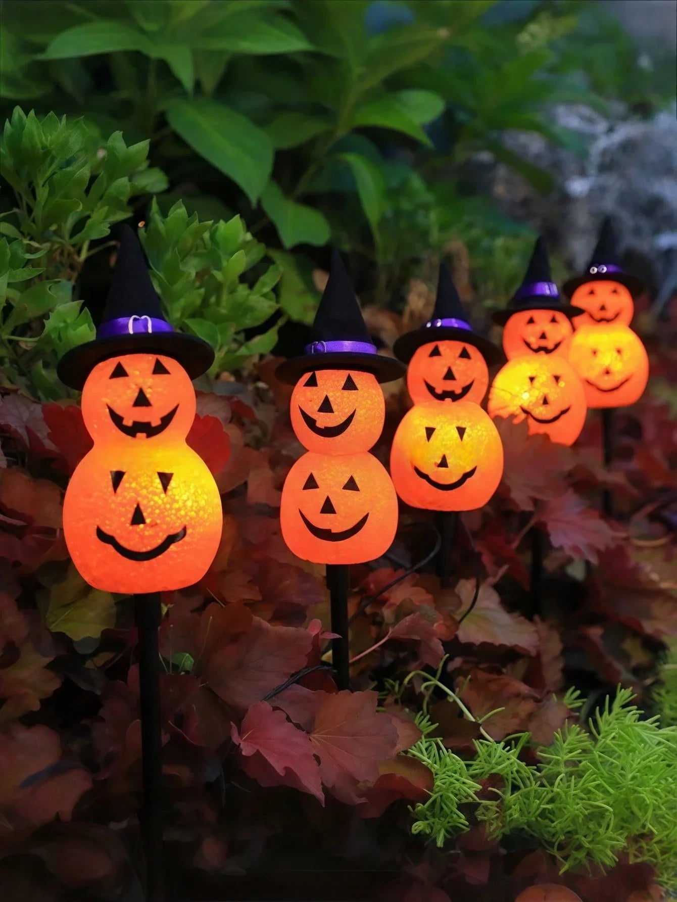 Halloween Pumpkin Solar Lawn Light Decorative Outdoor Garden
