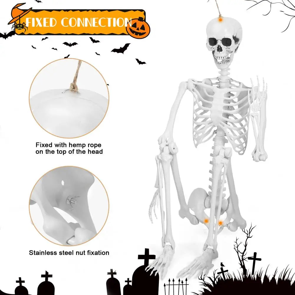7.8ft Giant Skeleton Life Size Realistic For Lawn Decor