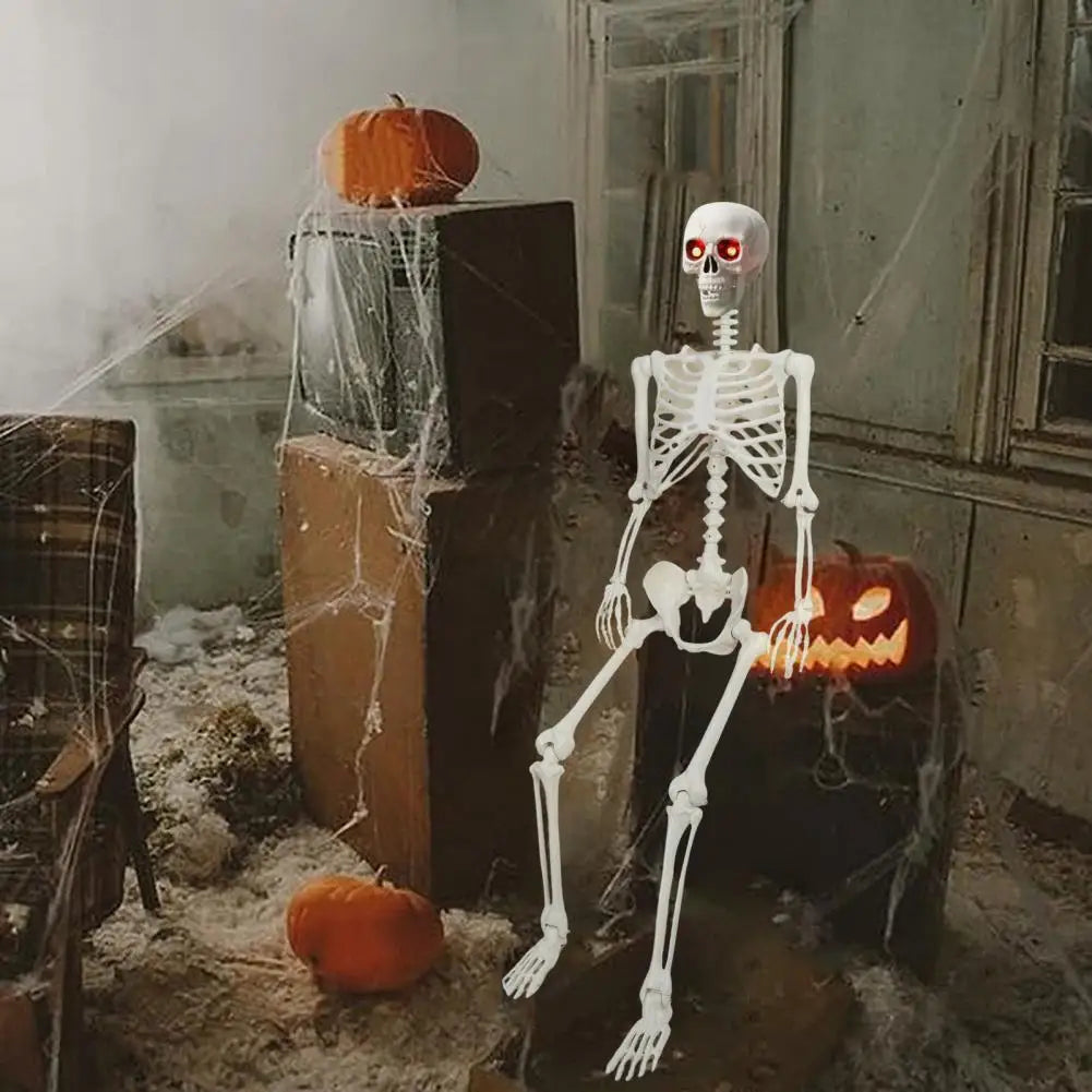 5.4Ft Life Size Light Up Skeleton With Movable Joints