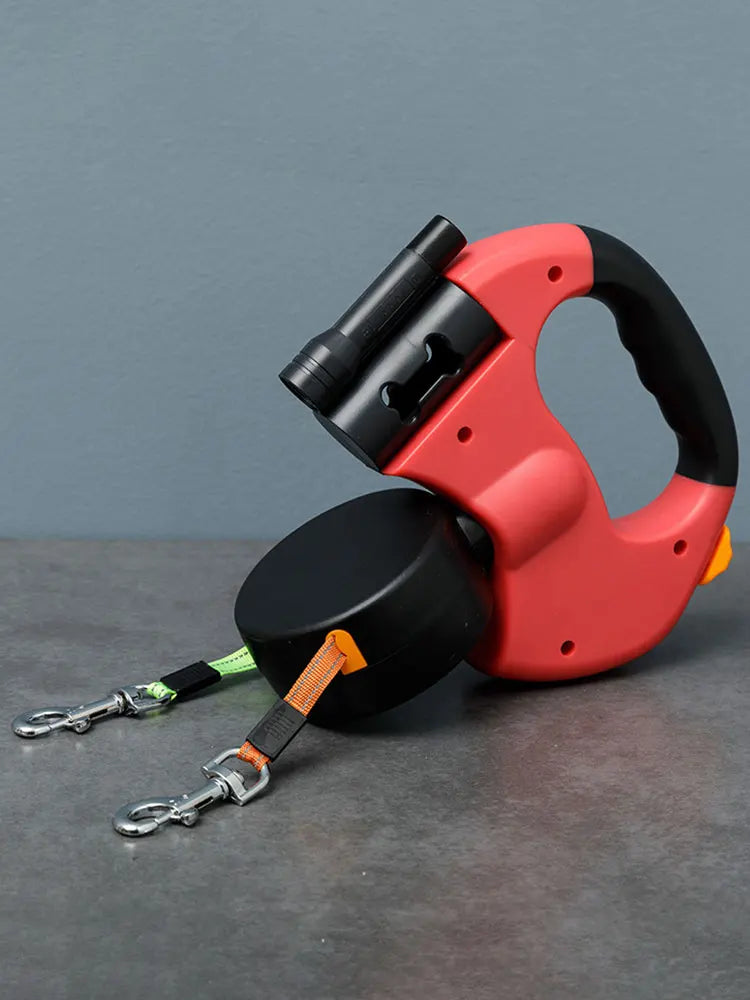 Double Headed Dog Leash 360 Degree Swivel For Small Dogs