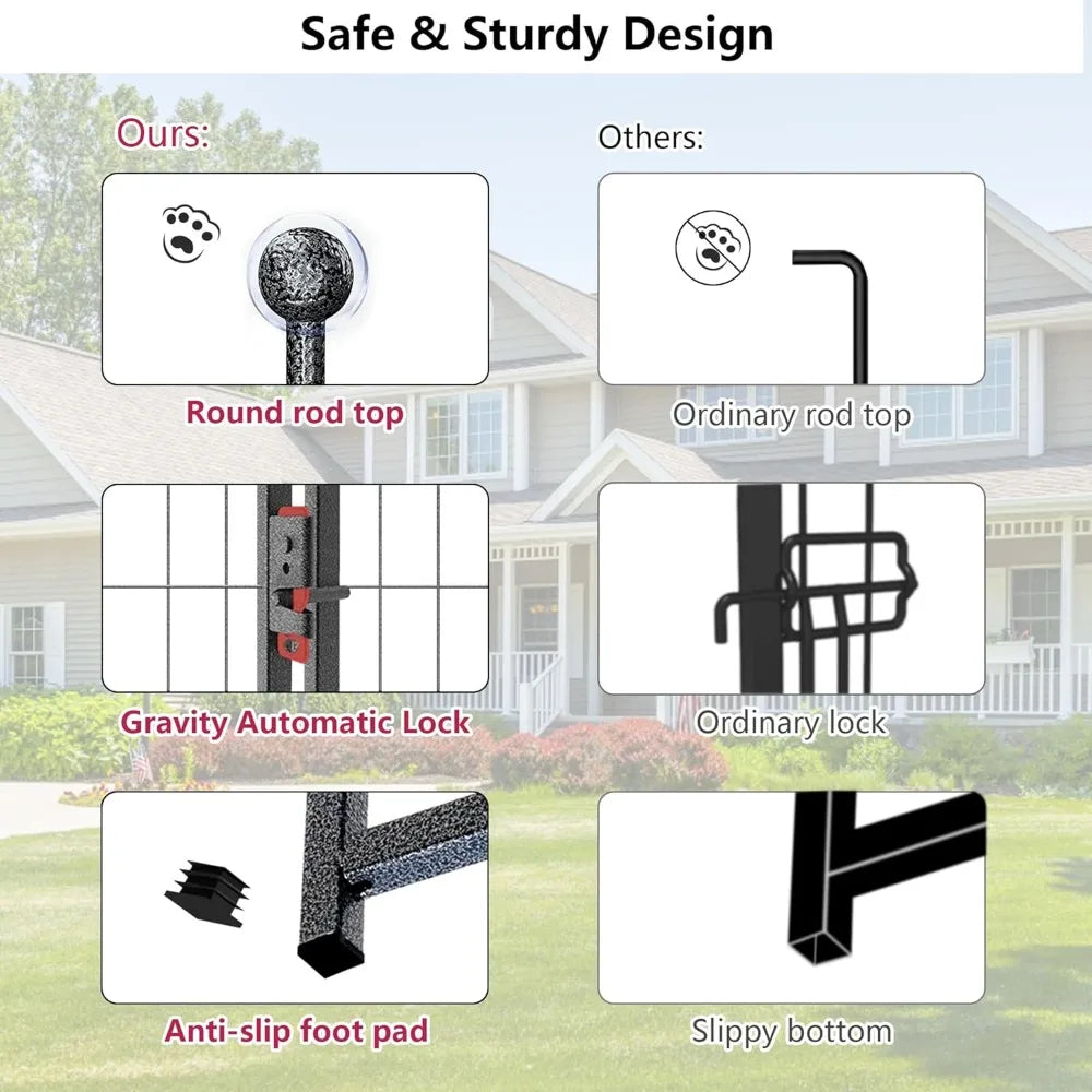Dog Playpen 30 Panels Portable Pet Fence Outdoor Yard Indoor Use Medium Small