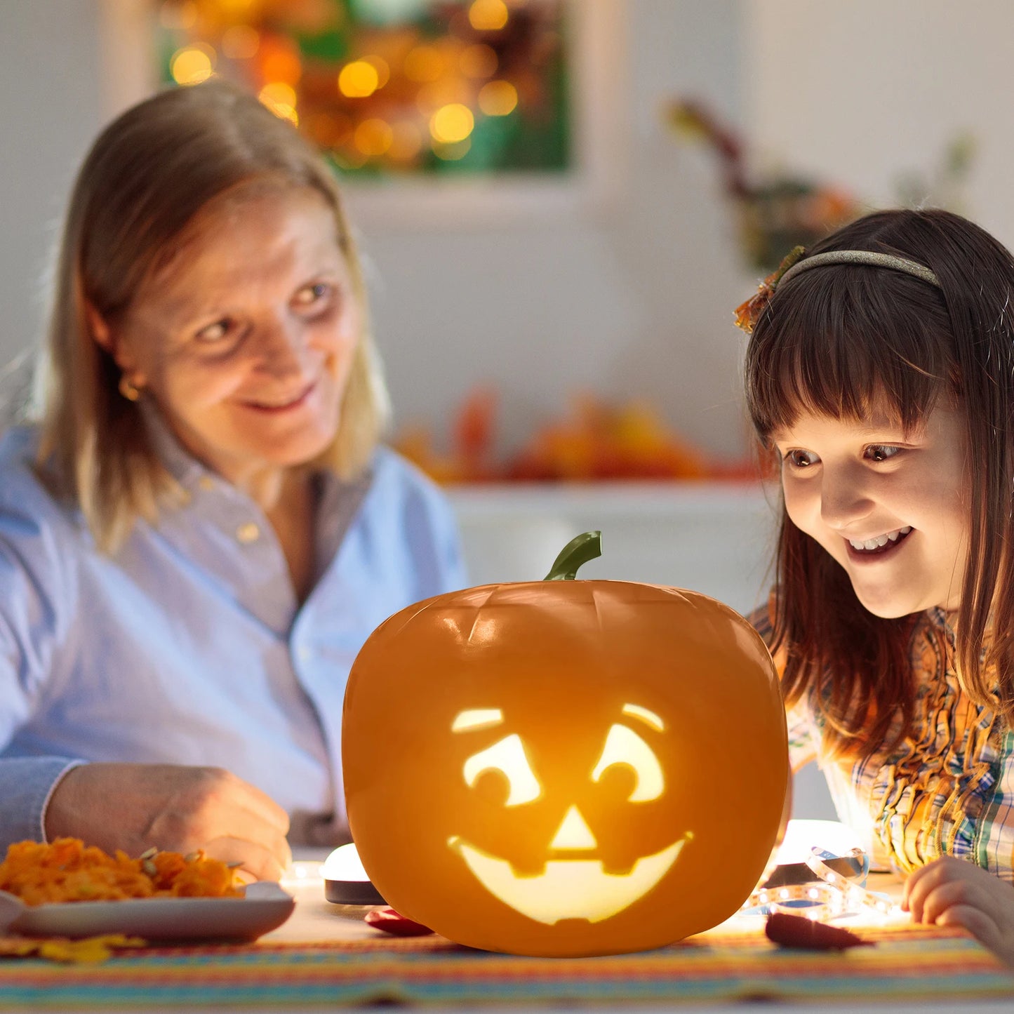 Halloween Singing Pumpkin With Built In Video Projector Speaker Animated Decor