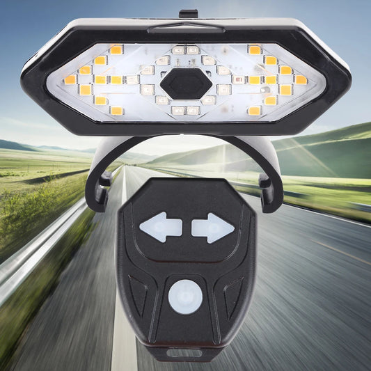 Smart Wireless Turn Signal Scooter Tail Light 900mAh USB