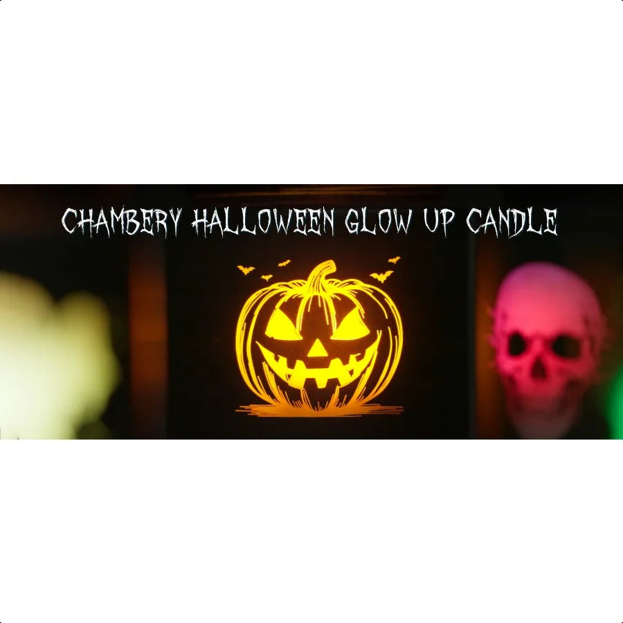 Halloween Scented Candles Set 4 Pack Gift With Pumpkin