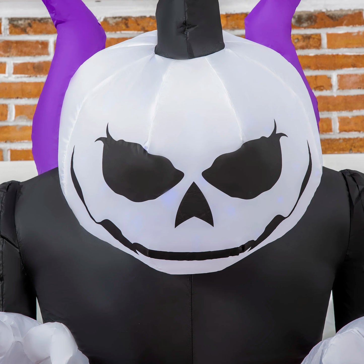 Seven Foot Inflatable Halloween Skeleton Ghost Outdoor LED