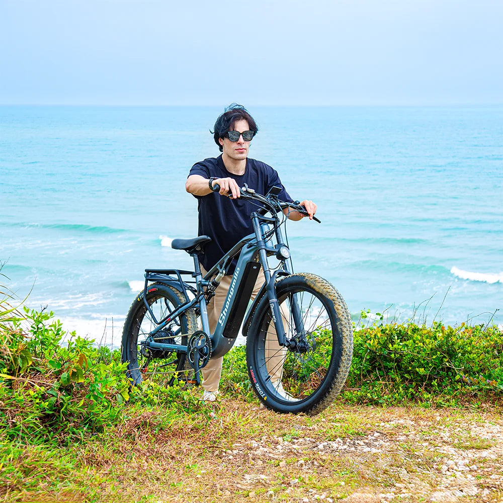 Shengmilo S600 26 Inch Electric Mountain Bike 2000W Dual Motor Fat Tire 17.5Ah
