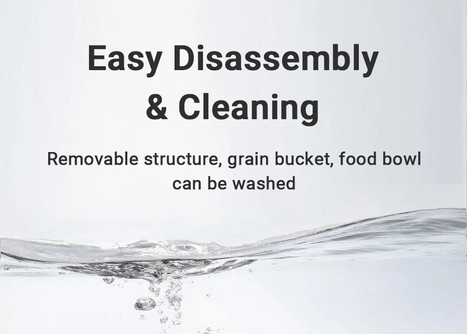 ROJECO 2L Smart Cat Feeder With WiFi App Remote Control