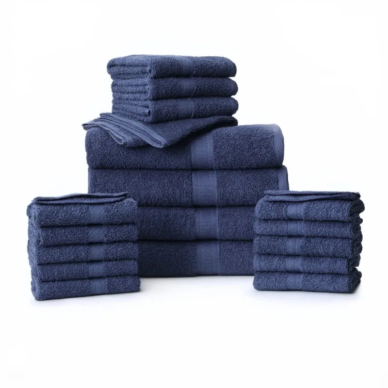 Comfy Cottage 18 Piece Cotton Towel Set Bath Towels