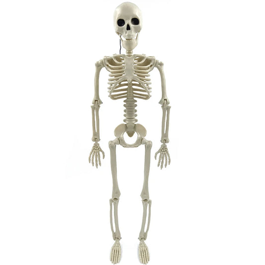 Halloween Horror Skeleton Statue Movable Joints Yard Garden