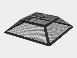 30 Inch Fire Pit Square Outdoor Fireplace Table With Lid