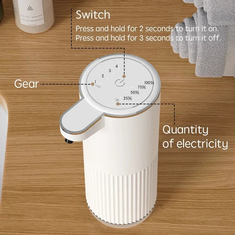 Automatic Soap Dispenser 360ml Type C White 4 Level Foam