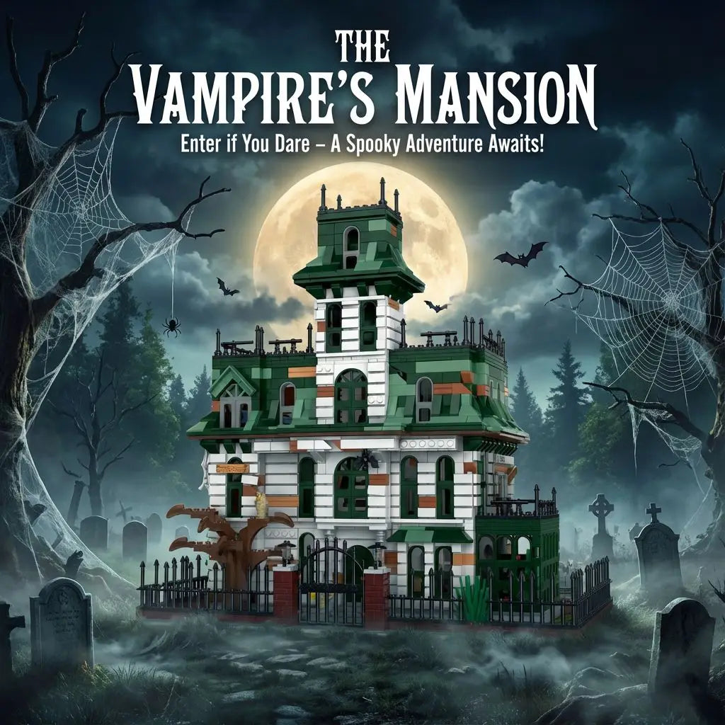 Wednesday Addams Spooky Manor Lego Compatible Building Blocks