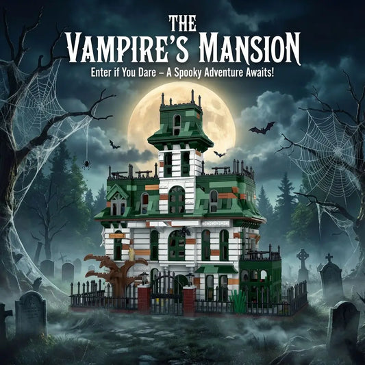 Wednesday Addams Spooky Manor Lego Compatible Building Blocks