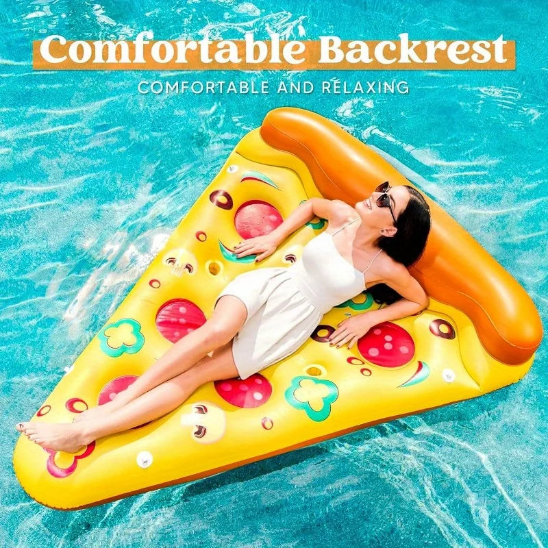 Joyfy Giant Inflatable Pizza Slice Pool Float For Adults And Kids Summer Toy