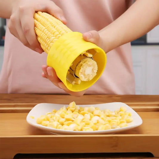 Stainless Steel Corn Stripper Cob Cutter Kitchen Gadget