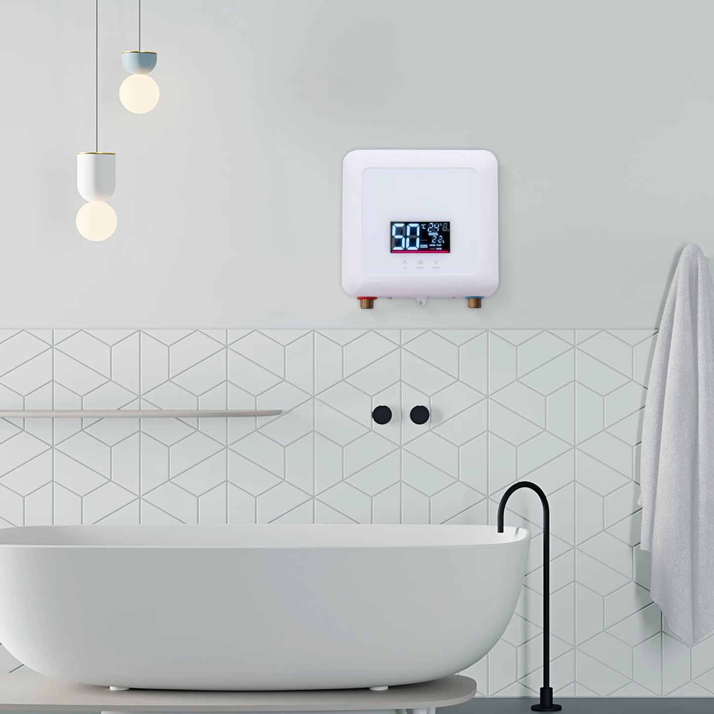 Tankless Electric Water Heater 5500W 110V On Demand