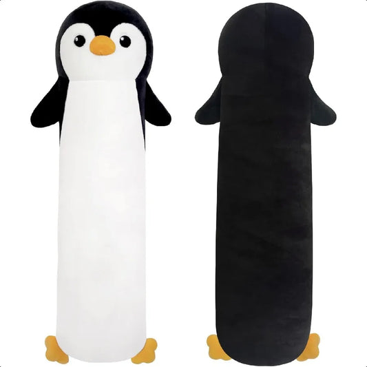 Penguin Plush 19.6 Inch Penguin Stuffed Animal Long Body Pillow Kawaii Penguin Plush Toy Gift for Girls and Boys
