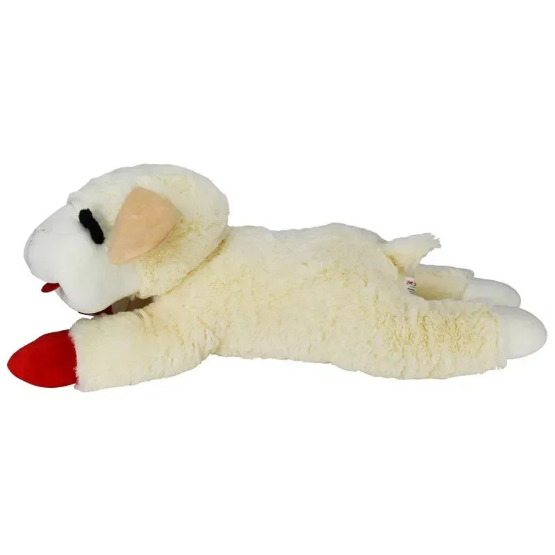 Jumbo Lamb Chop Plush Dog Toy 24 Inch Squeaky Chew Toy