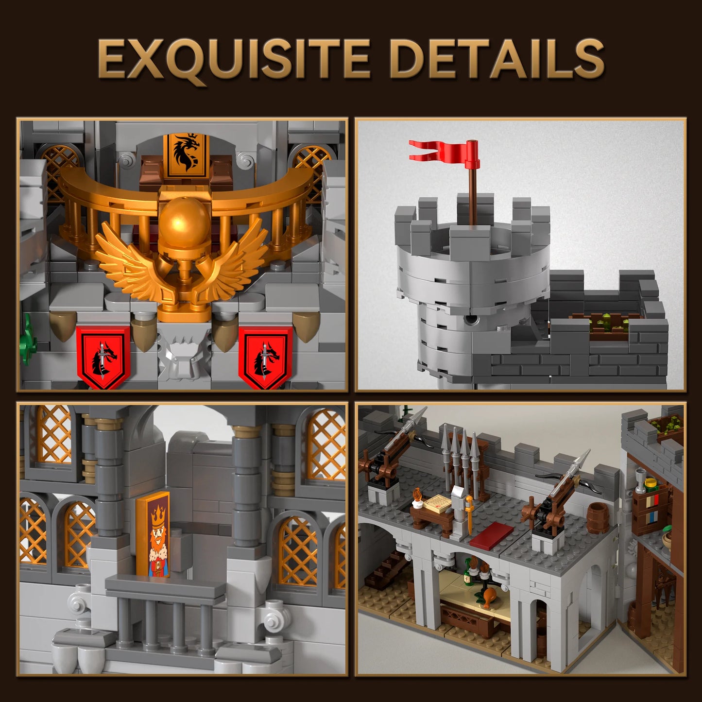 2484 Piece Sword Of Holy Spirit Castle Building Blocks Set For Christmas Gifts