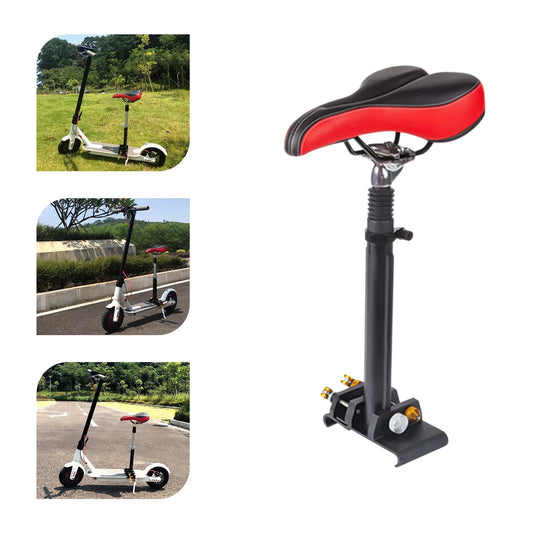 Adjustable Scooter Seat With PU Cushion Aluminum Frame