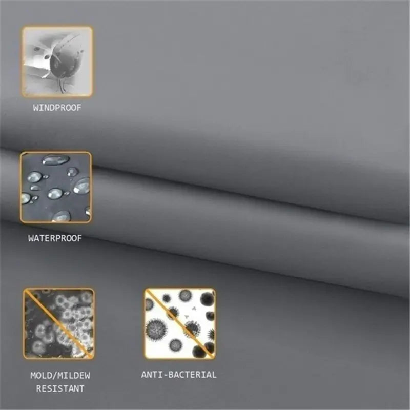 Four Piece Floral Polyester Bathroom Accessory Set Non Slip