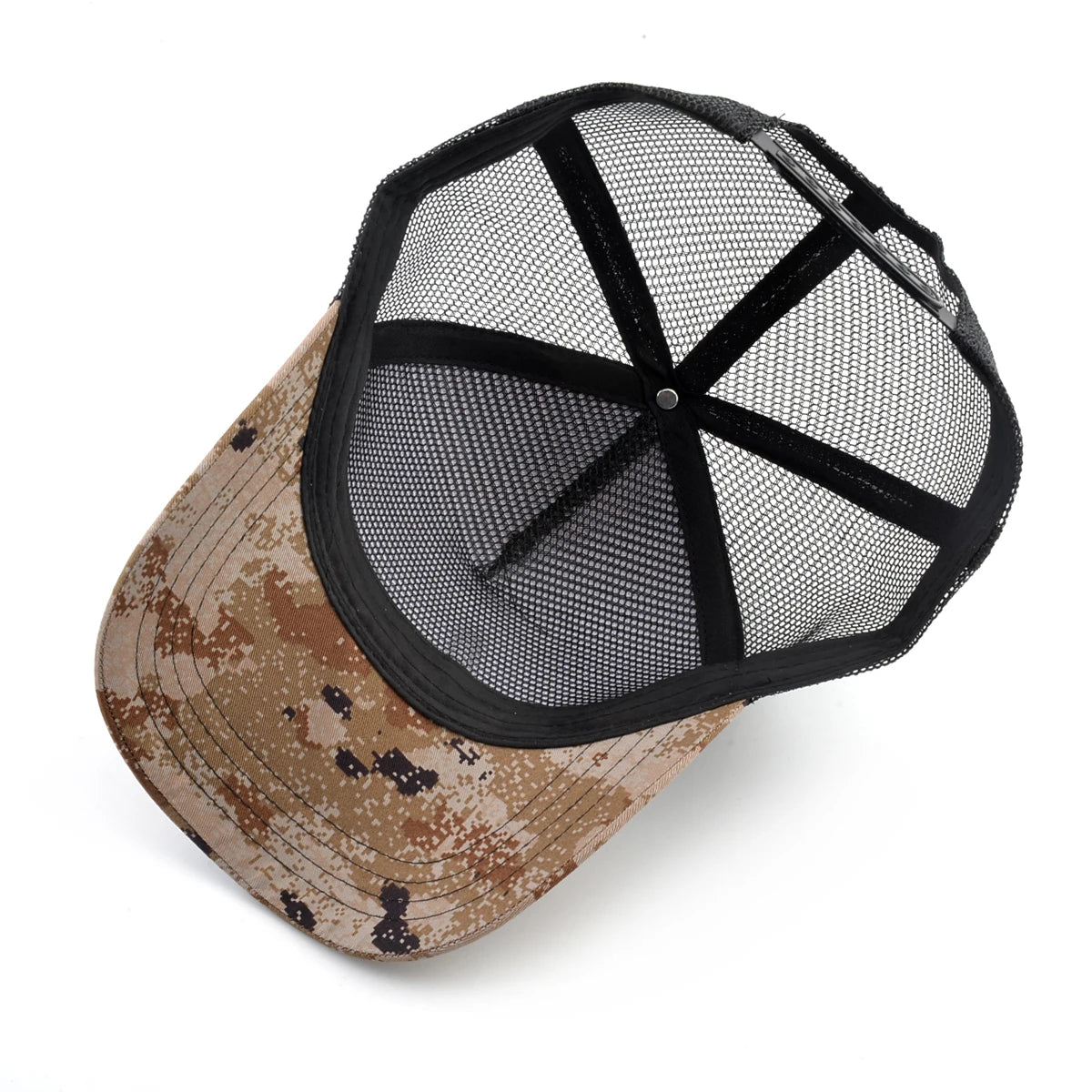 Unisex Embroidered Goat Patch Trucker Cap Four Seasons Snapback Baseball Hat