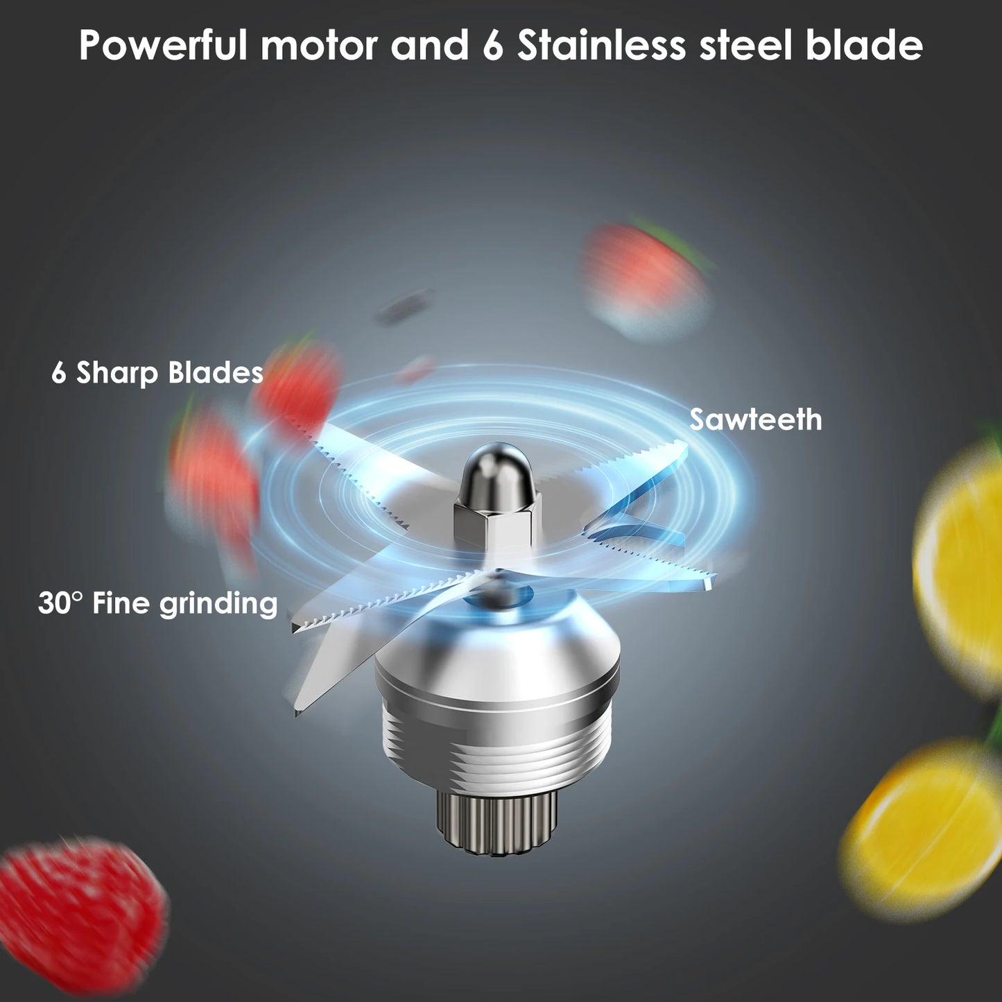 BPA Free 2200W Heavy Duty Commercial Grade Blender Mixer Juicer High Power Food Processor Ice Smoothie Bar Fruit Blender
