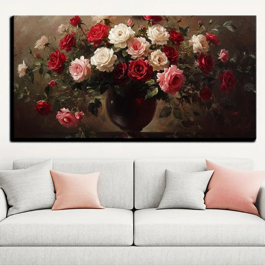 Natural Landscape Painting With 1.5 Inch Pine Frame Victorian Wall Art