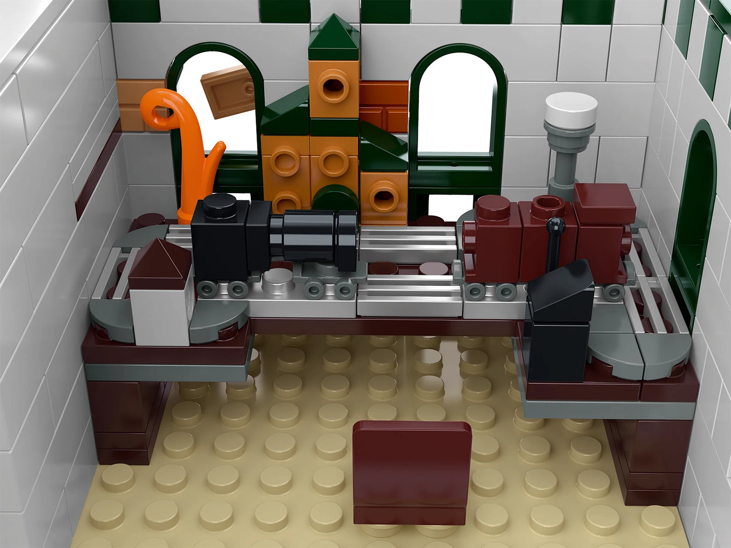 Wednesday Addams Spooky Manor Lego Compatible Building Blocks