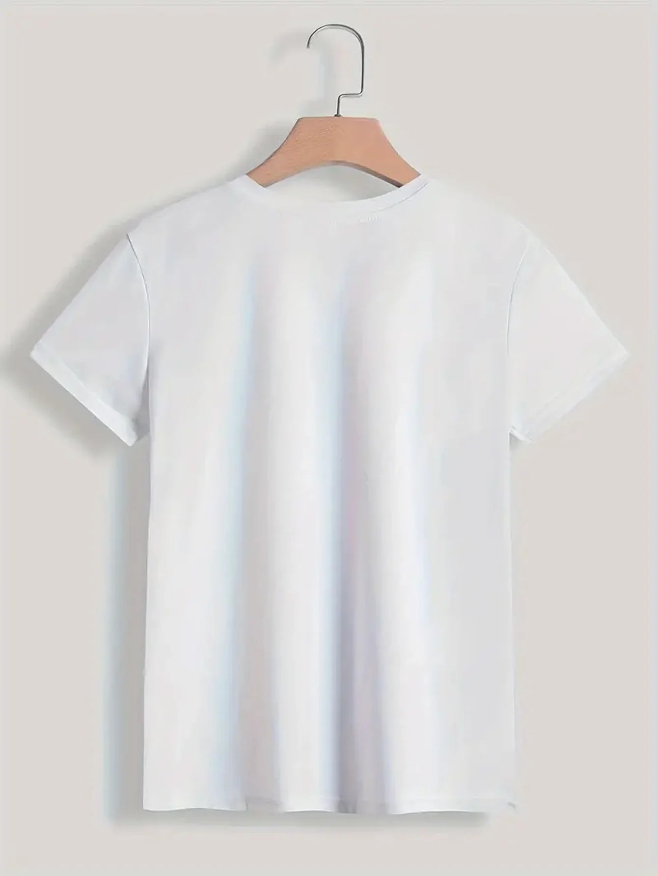 Plus Size Paws Off Witch Cat Print Round Neck T Shirt Short Sleeve Halloween Top