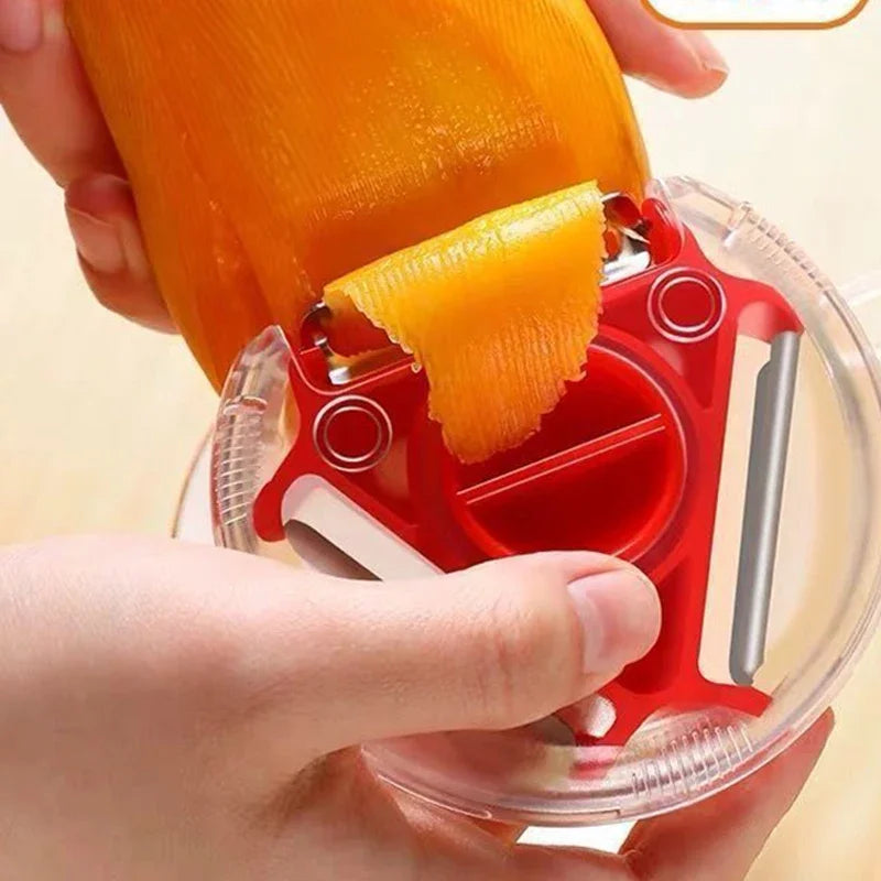 ThreeInOne Kitchen Peeler Grater Carrot Cutter Fruit Tool
