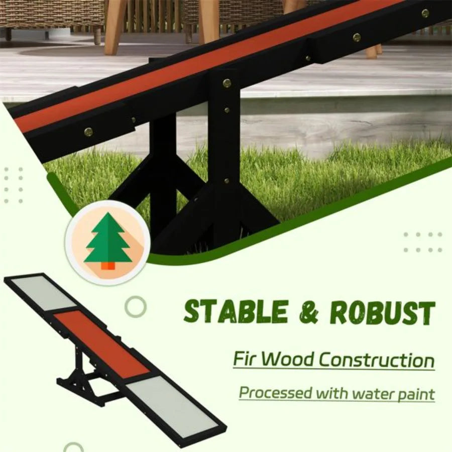 Dog Agility Ramp Pet Seesaw by Comfy Cottage Shop Store