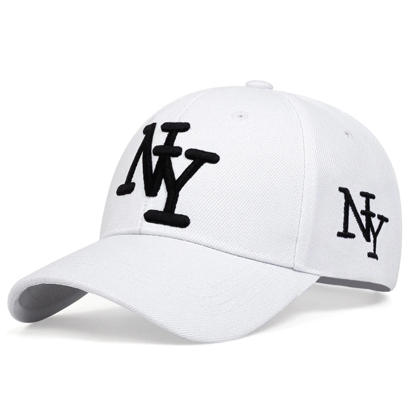 Unisex Letter Embroidery Baseball Cap Adjustable Sun Protection Leisure Hat