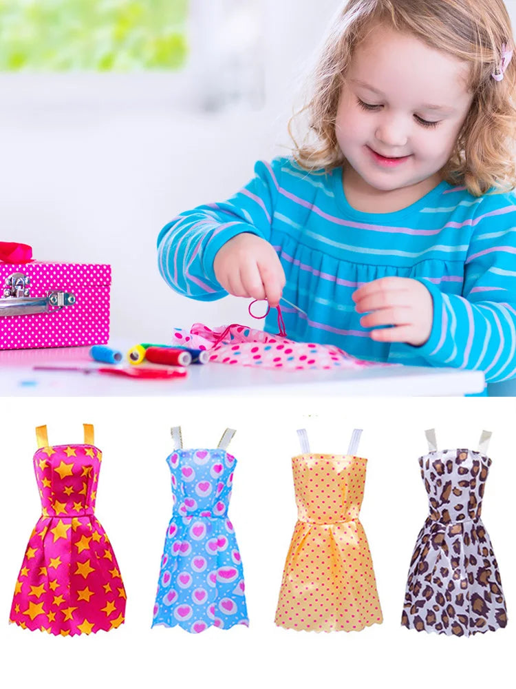 32 Pcs Doll Clothes Set Fairy Collection Dress Up For Girls