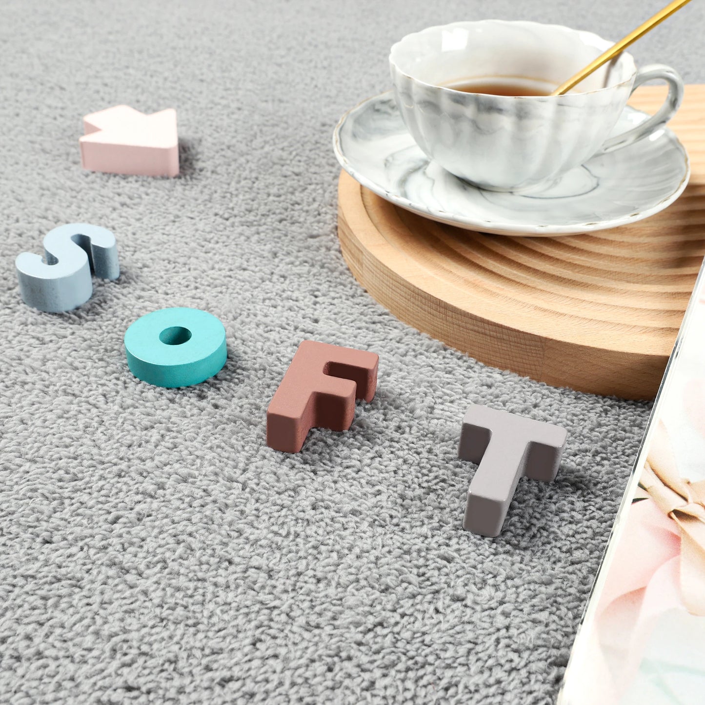Black Rugs Living Room Carpet Nonslip Bedside Rugs Large Soft Floor Rug Children Game Mat Rectangular Home Decoration