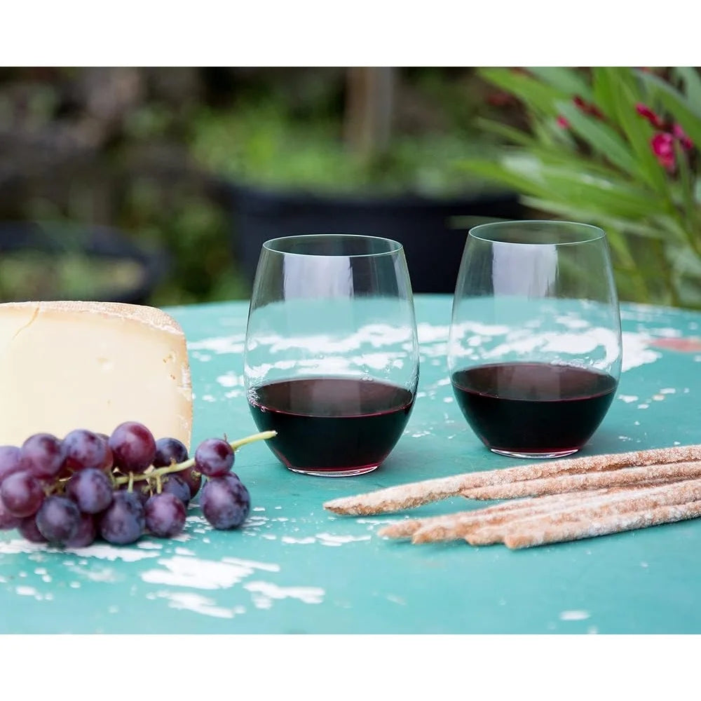 Crystal Wine Glass Set Non Leaded Dishwasher Safe Cabernet