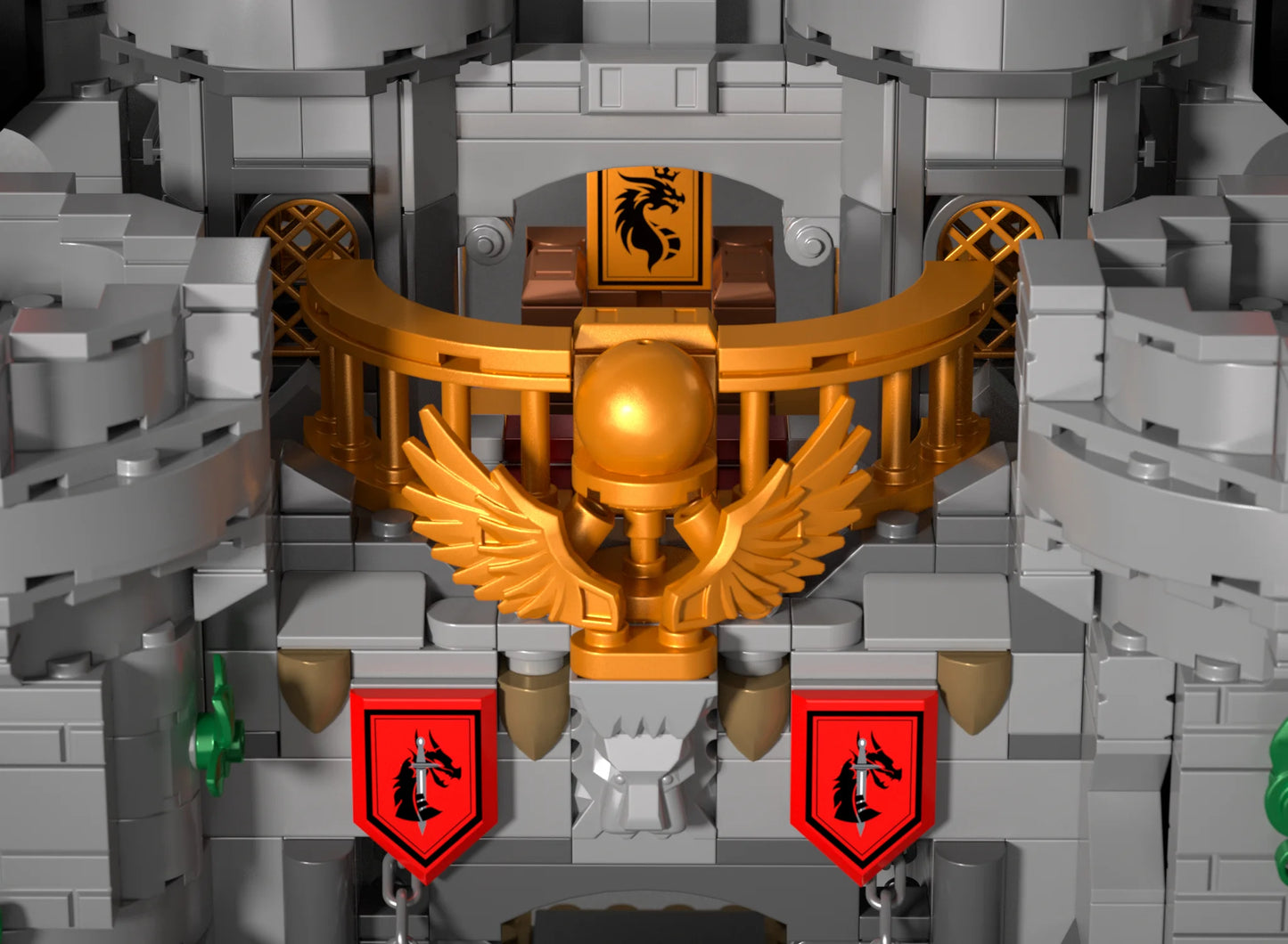 2484Pcs Sword Of Holy Spirit Castle Building Blocks Set Lego Compatible Gifts