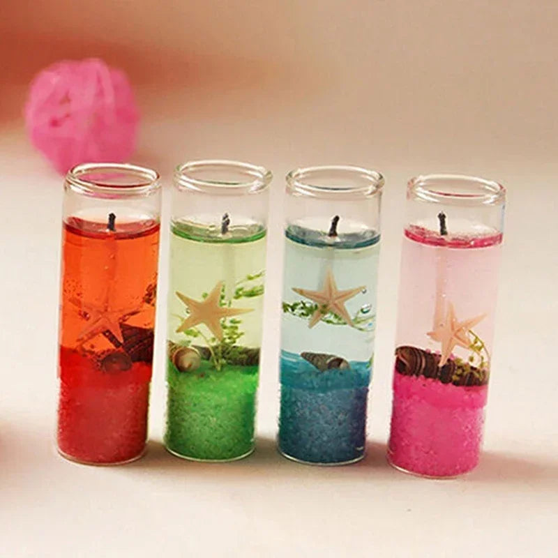 Aromatherapy Jelly Candle Smokeless Ocean Shells Valentines