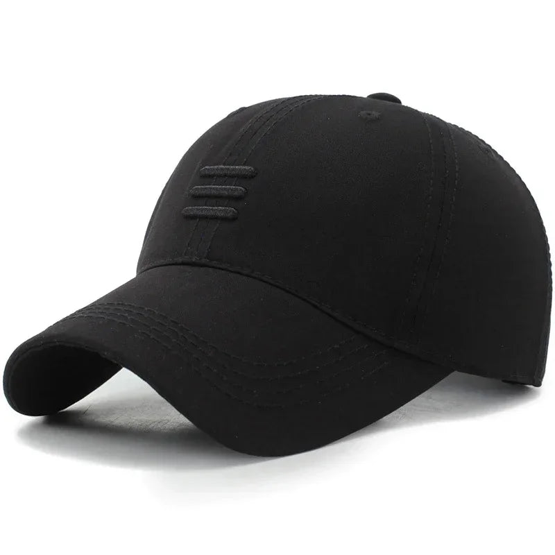 Unisex Cotton Snapback Baseball Cap Four Colors Casual Outdoor Dad Hat