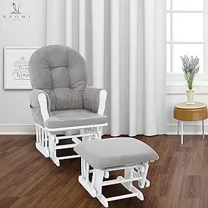 Brisbane Nursery Glider Ottoman Set With Recliner Rocking Chair