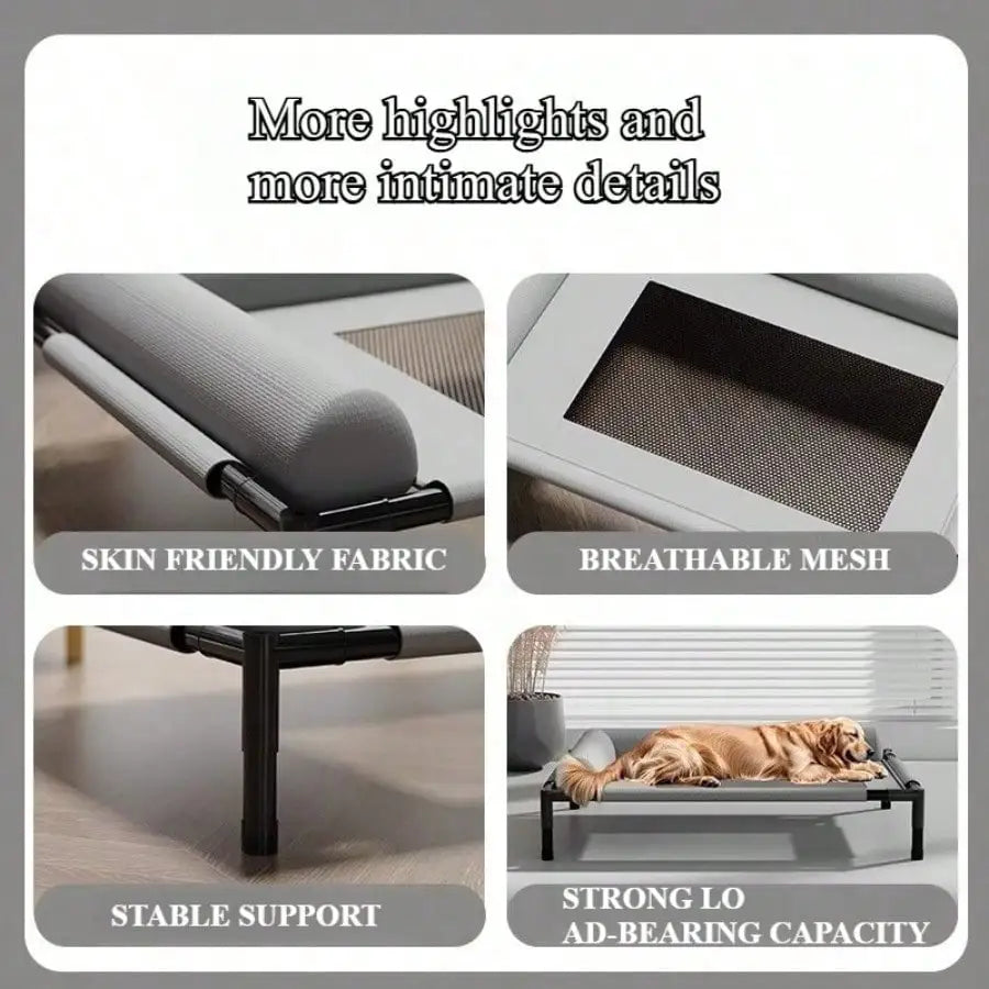 All Seasons Universal Dog Nest Bed Removable Washable Off The Ground Pet Bed