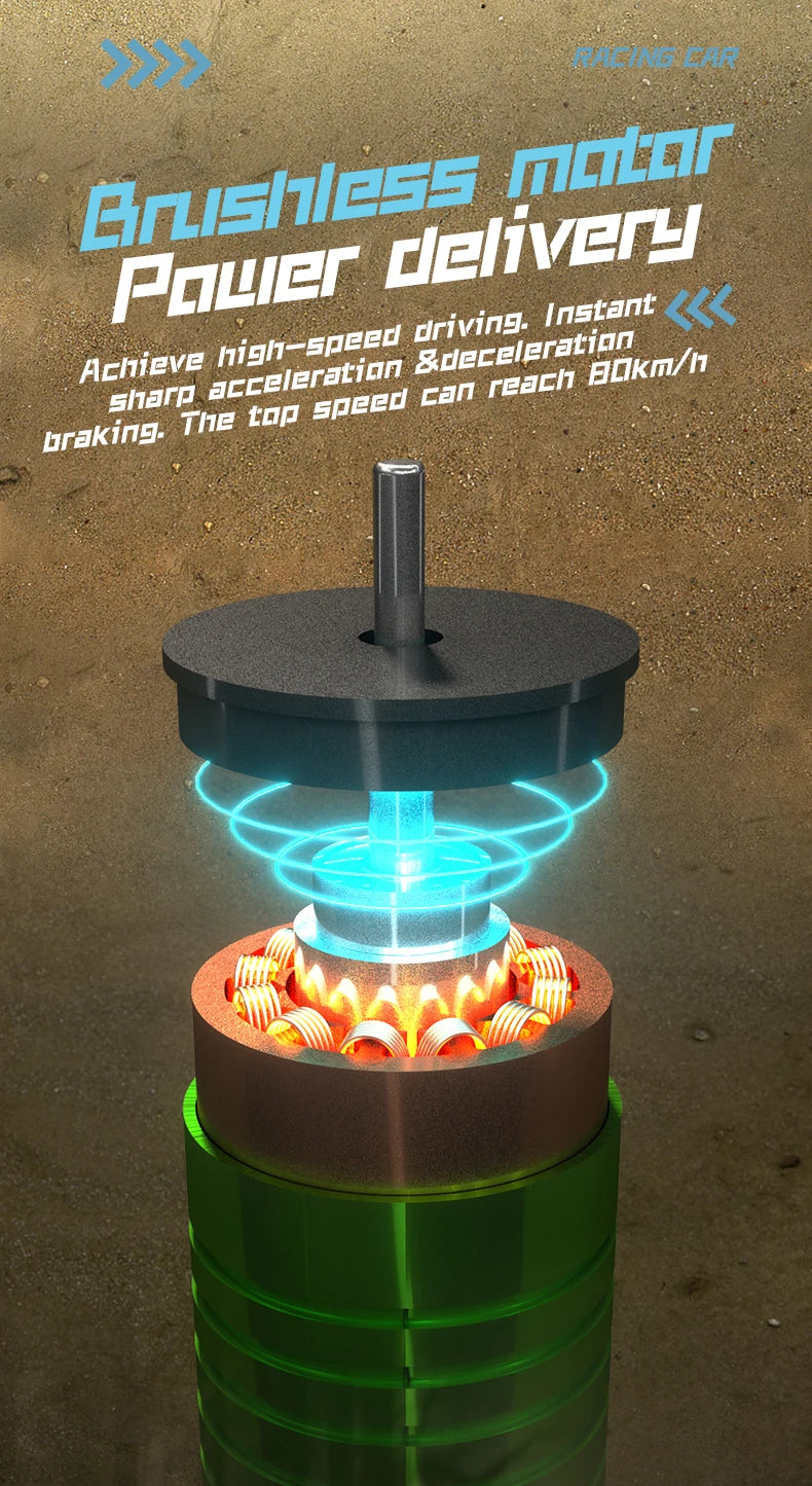 SG116 MAX 1 To 16 High Speed Drift RC Car 4WD Brushless Off Road Monster Truck