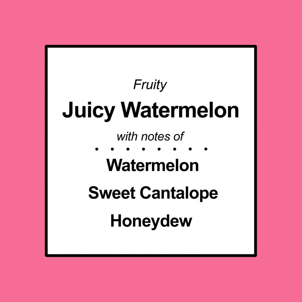3-Wick Juicy Watermelon Scented Candle 14 Ounce Paraffin Wax Burn Time 65 Hours