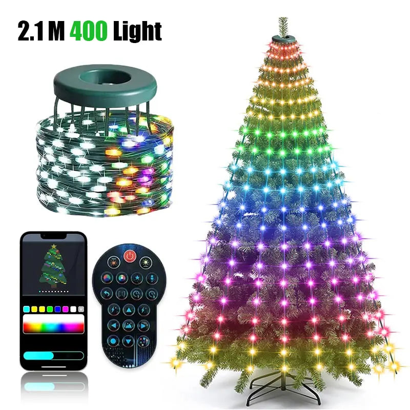 5V RGBIC Fairy String Light 1.8M Bluetooth App Remote